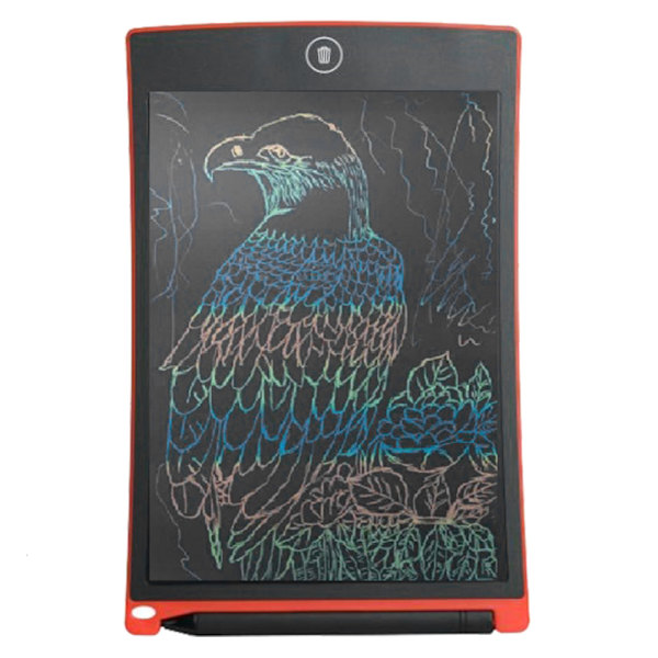 8,5 tum LCD-ritplatta Handwriting Doodle E-Writer Board DIY-ritverktyg Röd