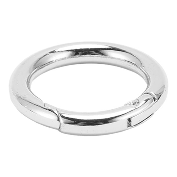 20 stk. fjederlåsringe - Moderne, elegante og innovative DIY kobberfjederlåsringe til halskæder, armbånd, ankelkæder og øreringe - Sølv