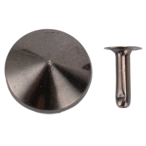 18mm Lädernitset Kit Rostfritt Fadeless Hållbart Järnnit Stud DIY Lädernit Tillbehör för Armband Hattar Bälten Grå
