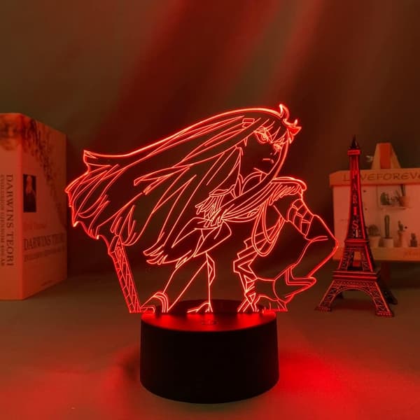 Stor Størrelse Kill La Kill Ryuko Matoi Anime LED Lys til Senge