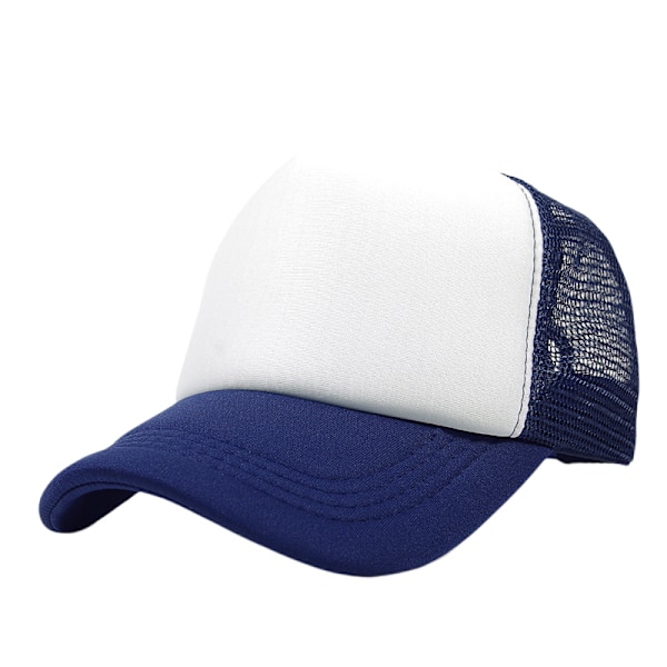 Tvåfärgad Trucker Hat Sommar Mesh Cap med Justerbar Snapbac S