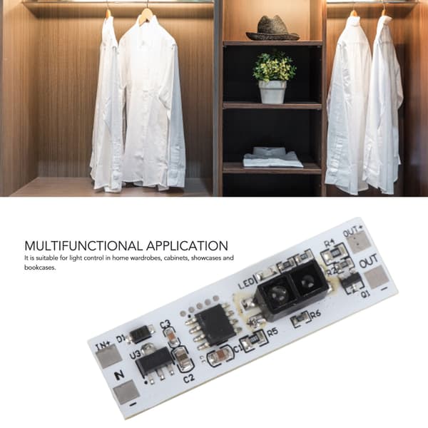 Sensor til kort afstandsscanning DC 5 til 12V Sweep håndsensor modul til automatisk smart home