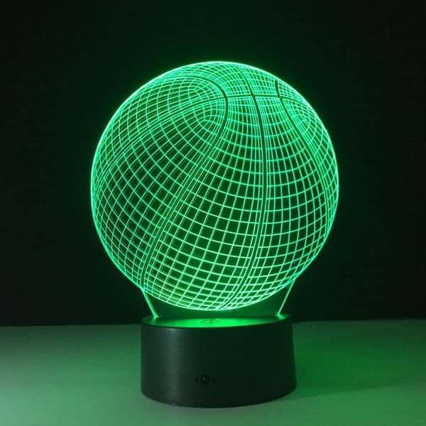 Dekorlampe Illusjon LED Nattlys 3D Nattlys Tredimensjonal