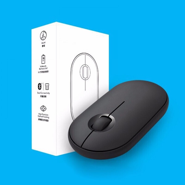 Bluetooth dubbel trådlös mus tyst mus