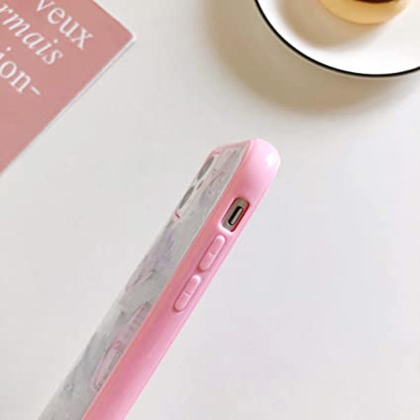 Kompatibel med iPhone 12 Fodral, iPhone 12 Pro Fodral, Butterf