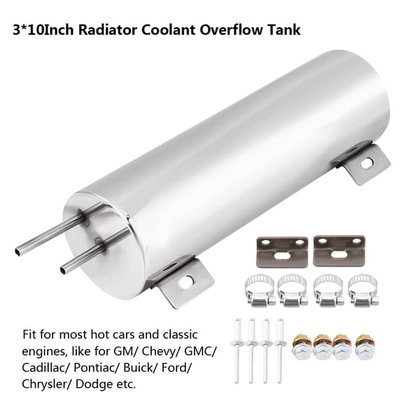 32oz Kølemiddel Overløbsbeholder Tank Flaske Catch Can i Rustfrit Stål