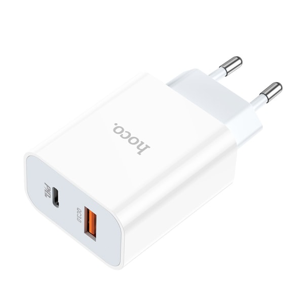 hoco. C97A Europeisk standard PD20W+QC3.0 laddare för iPhone1