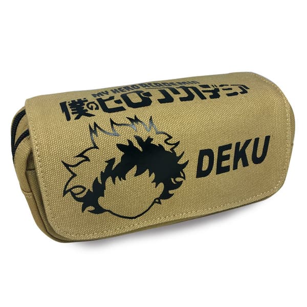My Hero Academia Canvas Rymlig Dubbelskikts Pennfodral FF
