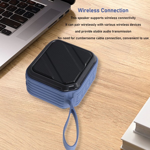 Bluetooth-kaiutin, tyylikäs monitoiminen stereokaiutin, melunvaimennus, vedenpitävä, pölytiivis, kannettava kaiutin matkoille ja kotiin