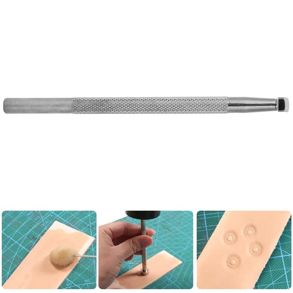 Karbonstål Lærgravering Embossing Stempling Verktøy Lær Stempel PunchB200