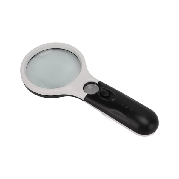 Ljusförstoringsglas LED-ljus Akryl Dubbel optisk lins Hög transparens Bärbar förstoringsglas med ljus