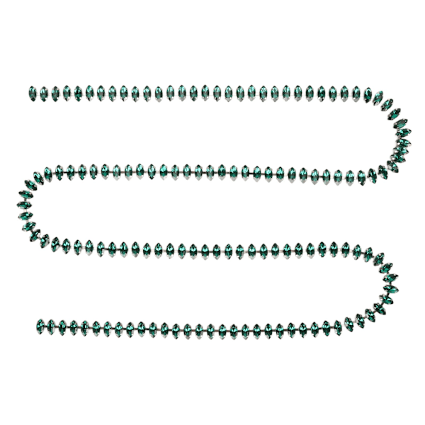 Rhinestone Claw Chain 1 Yard Lång Glittrande Elegant Multi Purpose Rhinestone Strip för Smycken Kläder DIY Grön