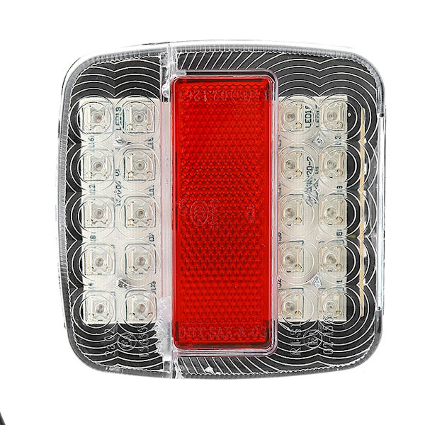 2 kpl 12V 20LED-auton takavalot rekka- ja perävaunulle, takavalot, jarruvalot, vilkut