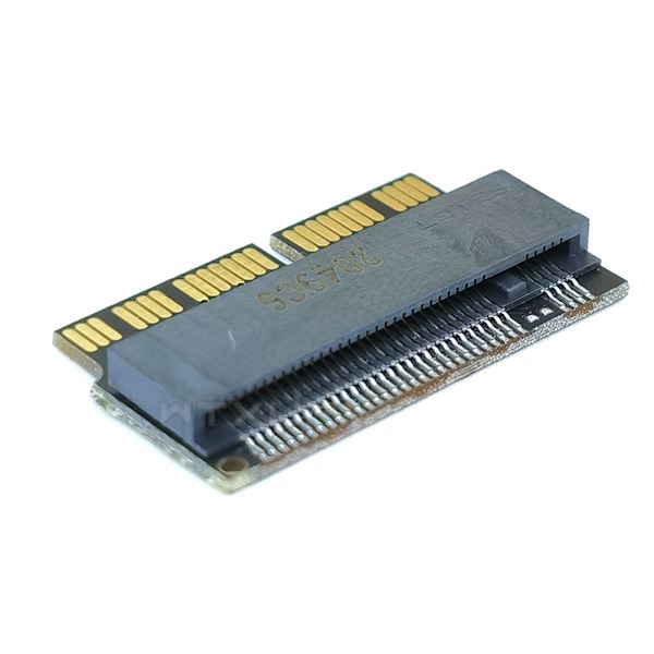 M.2 NVME SSD-konverteradapter for MacBook Air Pro Retina Mid 2013 2014 2015 2016 2017, NVME/AHCI SSD-oppgraderingssett for A1465 A1466 A1398 A1502, 4 stk.