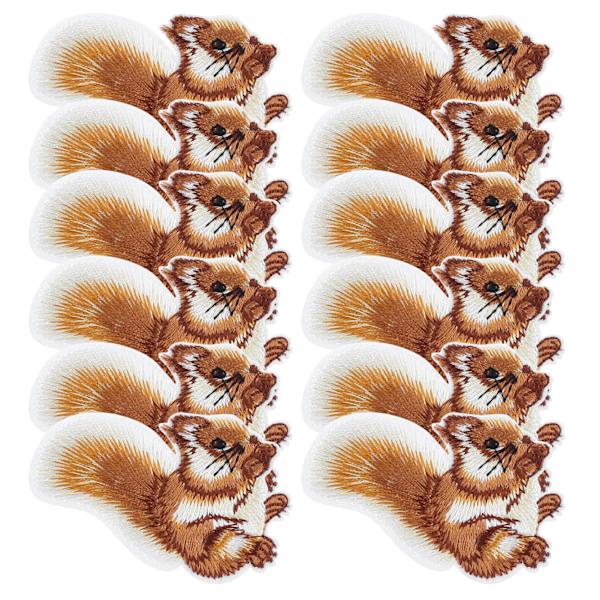 12 kpl Kirjonta kangas tarrat Laukku Motiivi Applique Silitys laastarit DIY Taiteet Käsityöt Ompeleminen