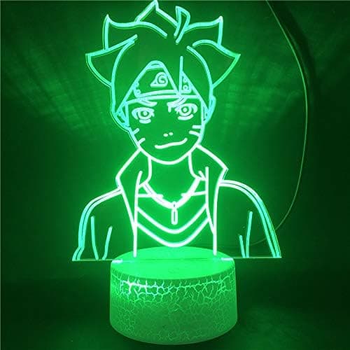 Naruto Kakashi Uchiha Sasuke 3D Illusion Nattlampa Sm
