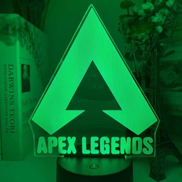 3D Apex Legends Natlampe LED Farveskiftende Lys til Gam