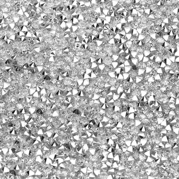 1 stk DIY sølv plast strass bånd diamant mesh nett drill klær dekorasjon tilbehør