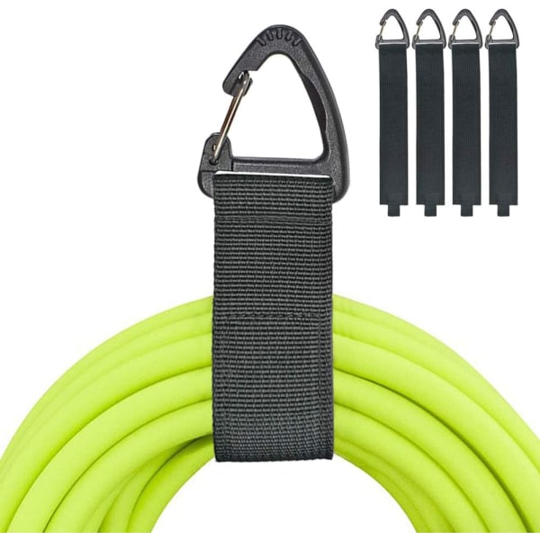 Extension Cord Holder Organizer(4 Pcs L), Extension Cord Hanger for Garage Organization and Storage, 16-Inch Heavy Duty Storage Strap for Extension C