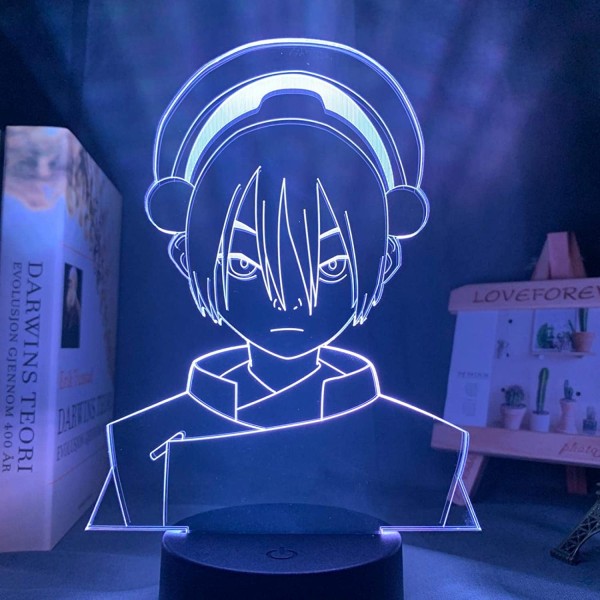 3D-lampa Avatar The Last Airbender Toph Beifong för heminredning