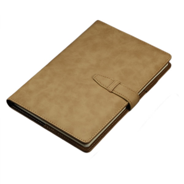 Enkel Journal Notebook Hardcover Notepad Med Spänne Stängning