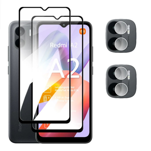 För Xiaomi Redmi A2  2.5D Full Glue HD skärmskydd