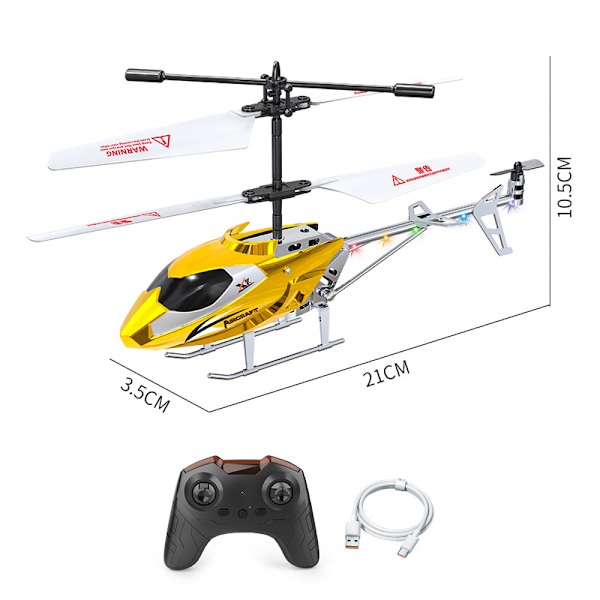 Fjärrstyrd helikopter, 2,5 kanal, hög och låg hastighet, LED Li