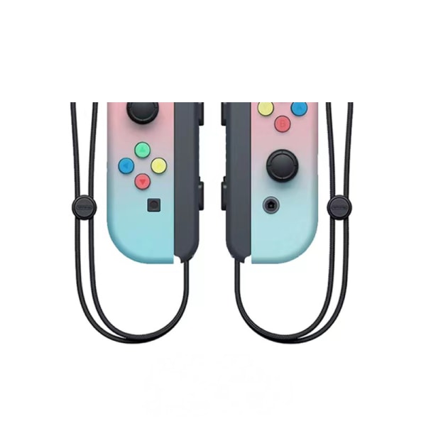 Nintendo Switch-controller Joycon trådløs Bluetooth-spilcontroller fjernbetjening vækning med reb, understøtter fitnessring Pink green gradient