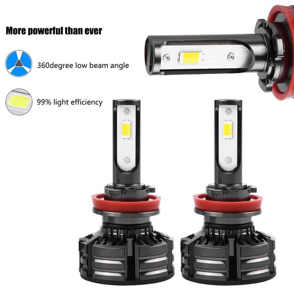 1 Par Super Lyse Bil LED-Hodelyskit Hodelyspærer 28W H11