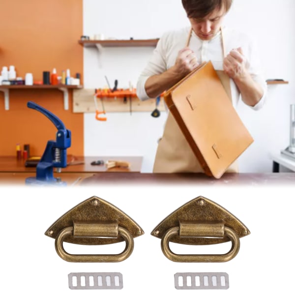 Taskespænde Stabil Robust Holdbar Udsøgt smuk dekorativ pung hardware til gør-det-selv-tasker Håndtasker Bronze