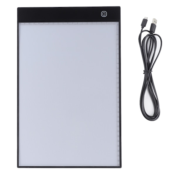 A4 LED Art Board Lys Pad Tegnebord 3-modus Dimming En-stykke Type