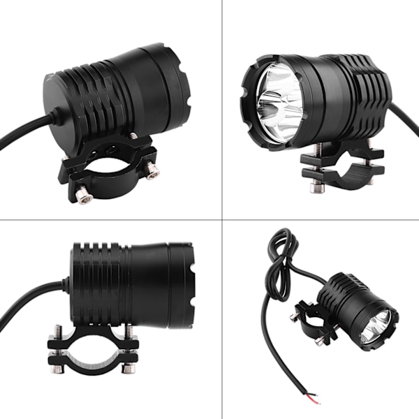 CNC-alumiininen 40W 4 LED-moottoripyörän ajovalo etuvalo päävalo