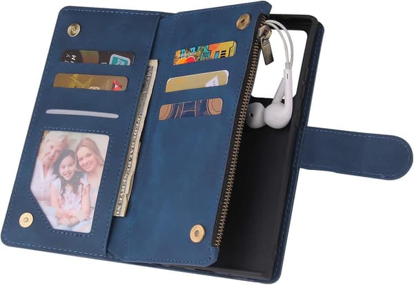 Kompatibel med Samsung Galaxy Note 20 Ultra Wallet Case Te