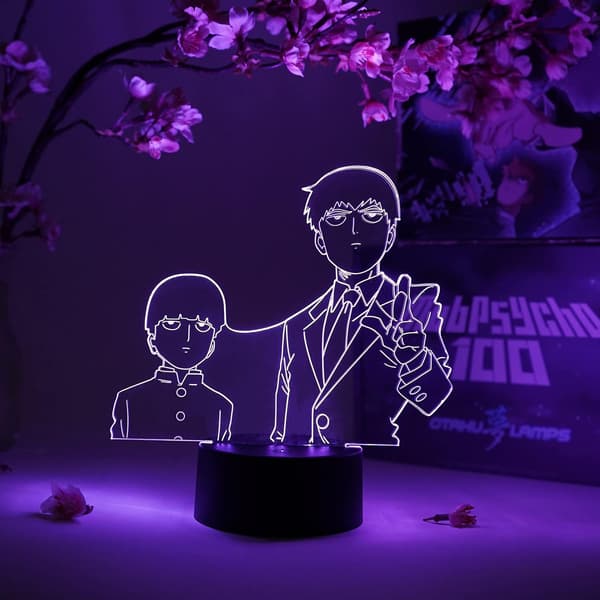 Mob & Reigen Otaku Lampe – Mob Psycho 100 – Anime Lampe Figur