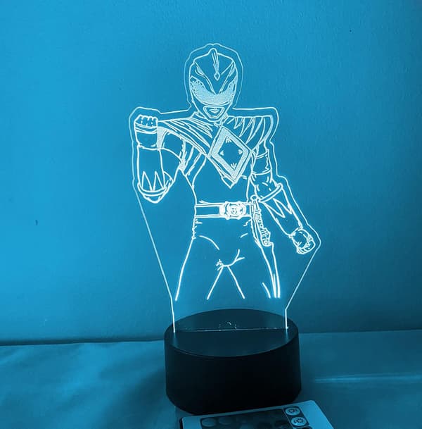 Power Rangers 3D LED Natlampe