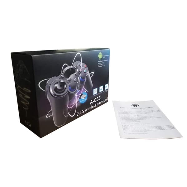 USB trådlös spelkontroll Gamepad för PC/Laptop Dator(Windows XP/7/8/10) & PS3 & Android & Steam - [Svart] (svart)