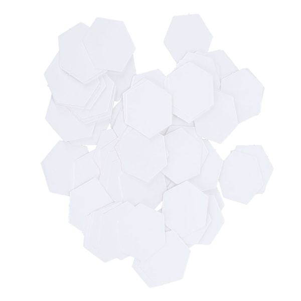 100 st PatchWork-mall Hex-pappersmodellbräda Quilting Syhantverk DIY Sömnadsverktyg (22 mm Hex)