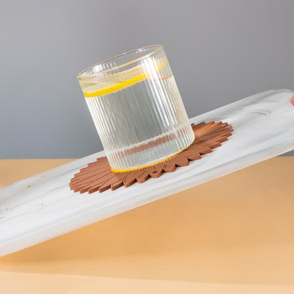 4 stk. PVC Isolasjonsunderlag, Brikker, Bordmatte, Varmebestandig