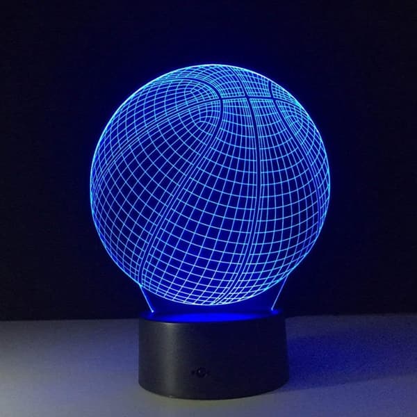 Dekorlampe Illusjon LED Nattlys 3D Nattlys Tredimensjonal