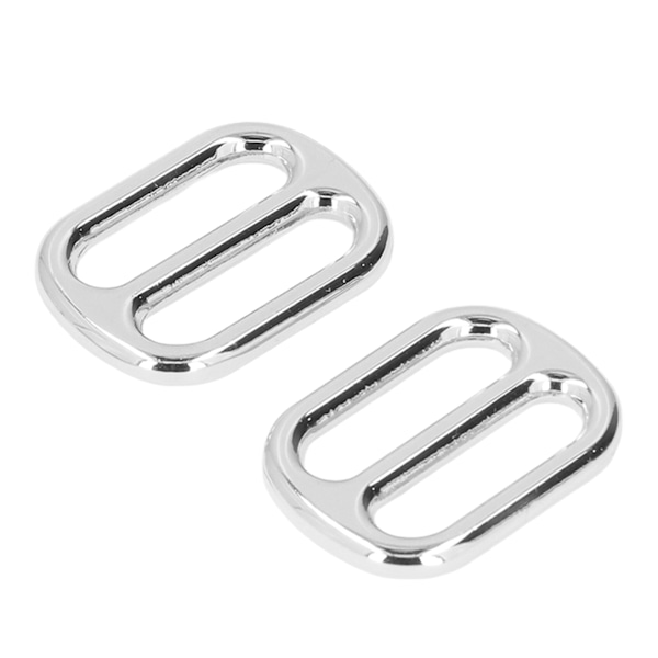 Justerbart spänne med pläteringsprocess DIY matchande fint utförande bärbar metallspänne silver