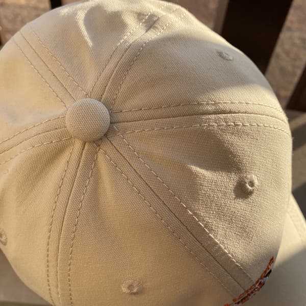 Hat Dame Fire Sæsoner Rugby Brev Broderi Blød Top Ca Brown