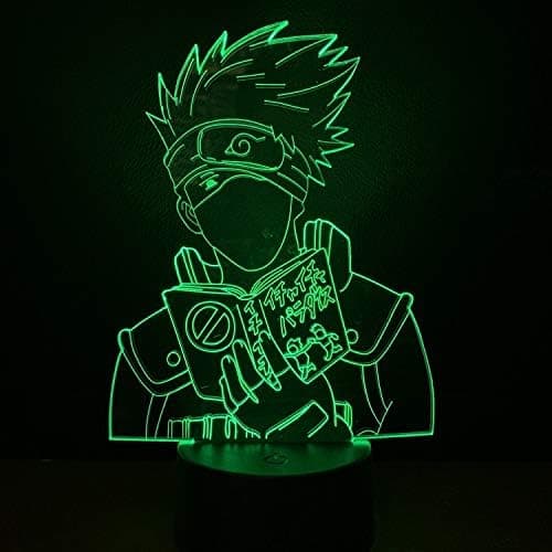 Naruto Kakashi Uchiha Sasuke 3D Illusion Natlampe Sm
