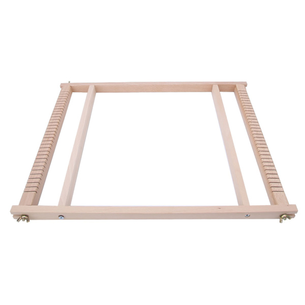 DIY Trä Handvävningsmaskin Gobeläng Stickning Vävstol Barn Vävning Leksak