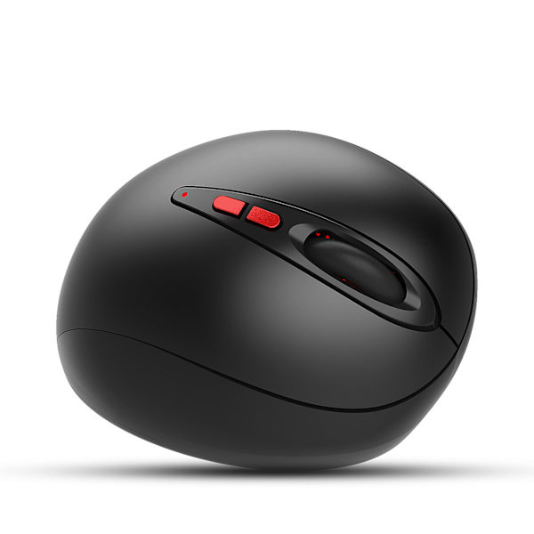 2.4G trådlös mus, 3 nivåer av DPI justerbar, ergonomisk v