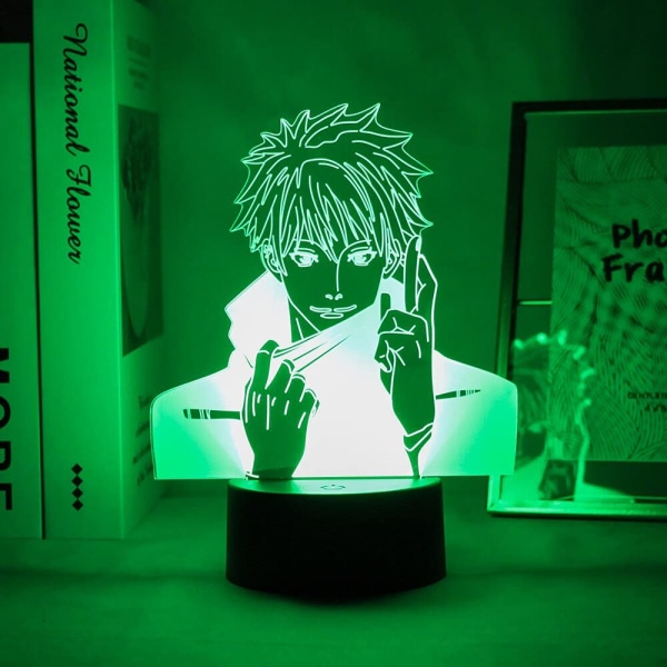 LED Nattlampa Anime Lampa Jujutsu Kaisen Gojo Satoru Figur