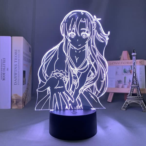 3D LED Lampe 3D Natlys Yuuki Asuna 3D Lampe Anime Yuuki A