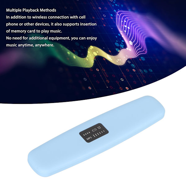 Benledningskudde Högtalare Stereo Bas Trådlös Bluetooth Kudde Högtalare för Sömn