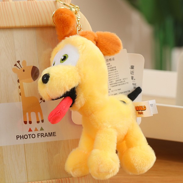 Klassinen Odie-avaimenperä, söpö piirretty avaimenperä, auton avaimen riipus, naisten käsilaukun lompakon riipus, yllätysjoulun, loma- ja syntymäpäivälahjat 15 cm Odie