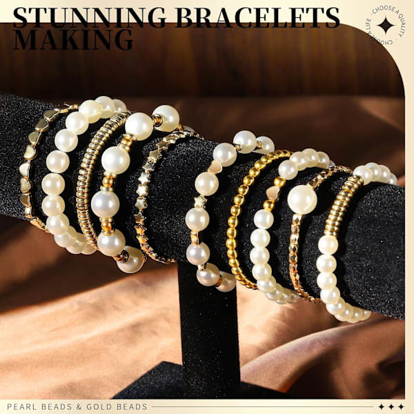 Pärlor för armband, 720 st pärlor för armband, pärlor för vänskapsarmband, pärlor för smyckestillverkning