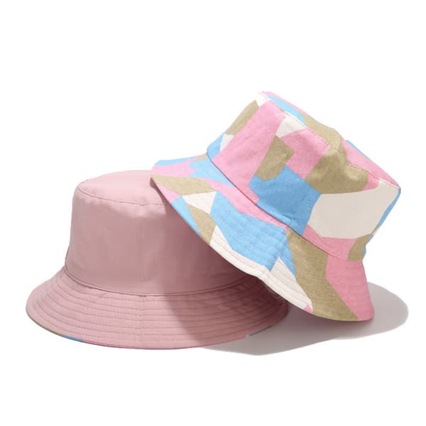 Print Spand Hat Trendy Dyremønster Fiskerhatte til Da Pink